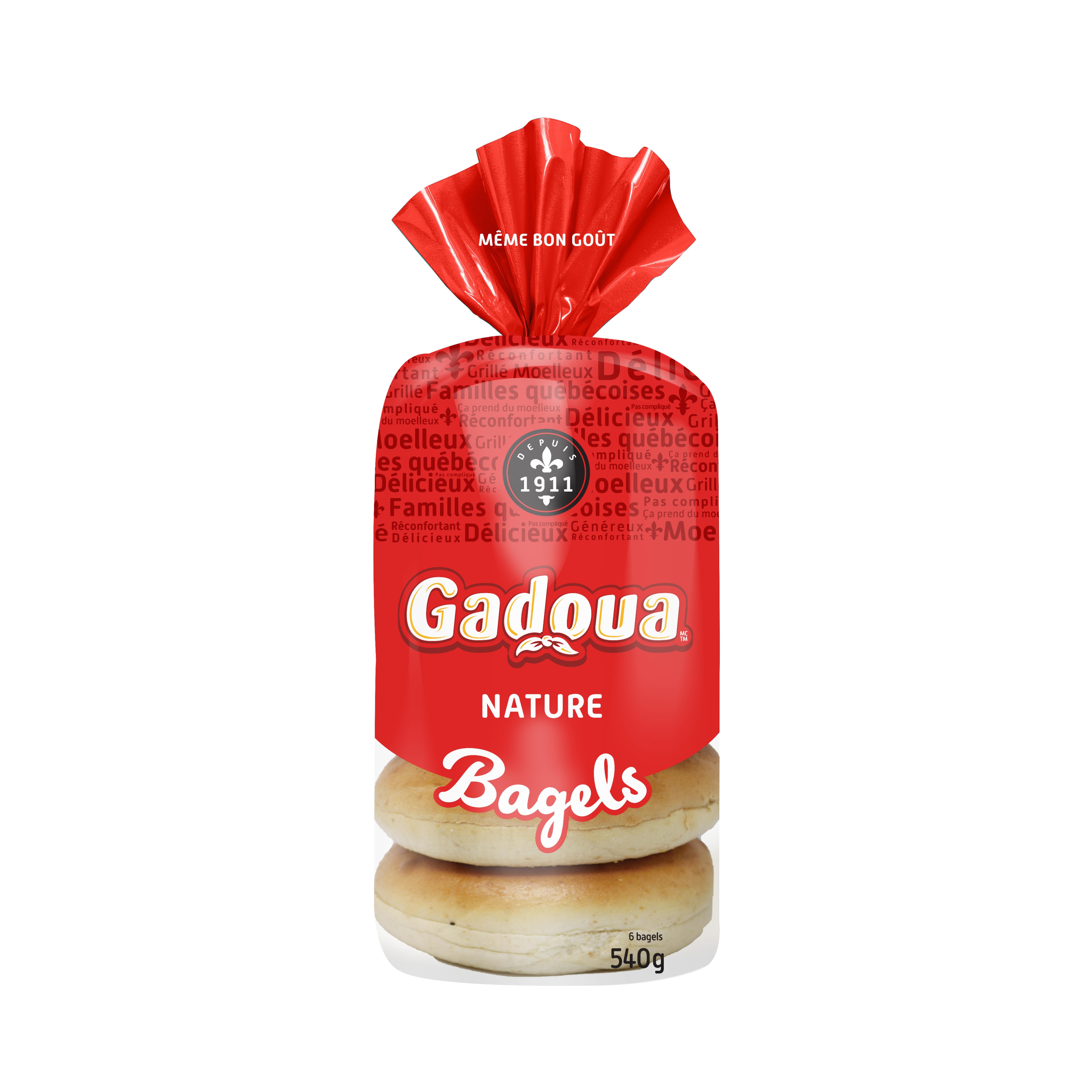 Gadoua Plain Bagels 6x90.0 g, $0.81/100g