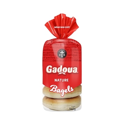 Gadoua Plain Bagels 6x90.0 g, $0.65/100g