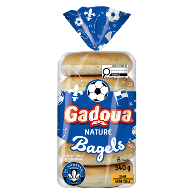 Gadoua Bagels nature 6x90.0 g, 0,98 $/100g
