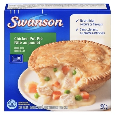Swanson Meat Pies Pâté au poulet 200 g, 1,25 $/100g