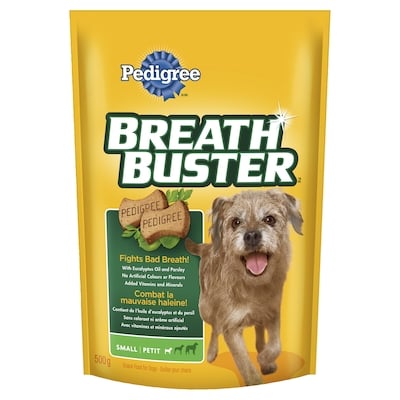 Pedigree Breathbuster Small Breed Adult Dog Treats Crunchy Biscuits 500 g, $1.40/100g