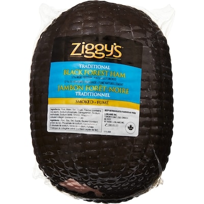 Ziggy's Black Forest Ham, Traditional $28.90/1kg $13.11/1lb