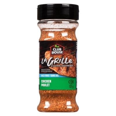 Club House Assaisonnement Poulet, Sans Sel 131 g, 6,11 $/100g