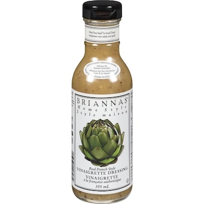 Briannas Salad Dressing, Real French Vinaigrette 355 ml, $1.97/100ml