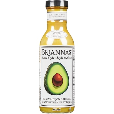 Briannas Salad Dressing, Dijon Honey Mustard 355 ml, $1.97/100ml