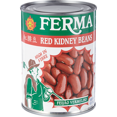 Ferma Haricots rouges 540 ml, 0,37 $/100ml