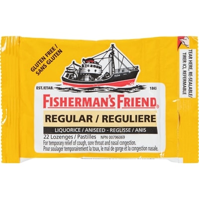 Fisherman's Friend Regular 22 ea, $0.14/1ea