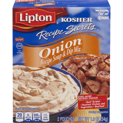 Lipton Mélange pour soupe et trempette à l'oignon casher 54 g, 11,09 $/100g