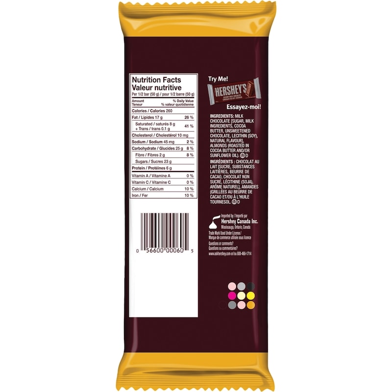 Chocolate, Milk  with Almonds