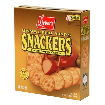 Liebers Unsalted Snackers (4-Stack) 454 g, $1.87/100g
