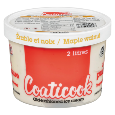Coaticook Ice Cream Old-fashioned, Maple Walnut 2 l, $0.30/100ml