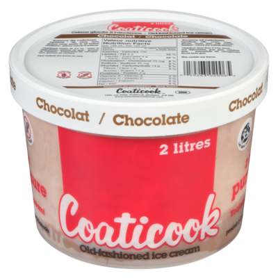 Coaticook Ice Cream Old-fashioned, Chocolate 2 l, $0.30/100ml