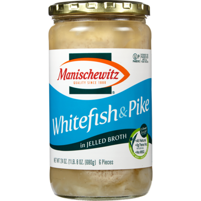 Manischewitz Corégone et brochet en gelée 680 g, 2,79 $/100g