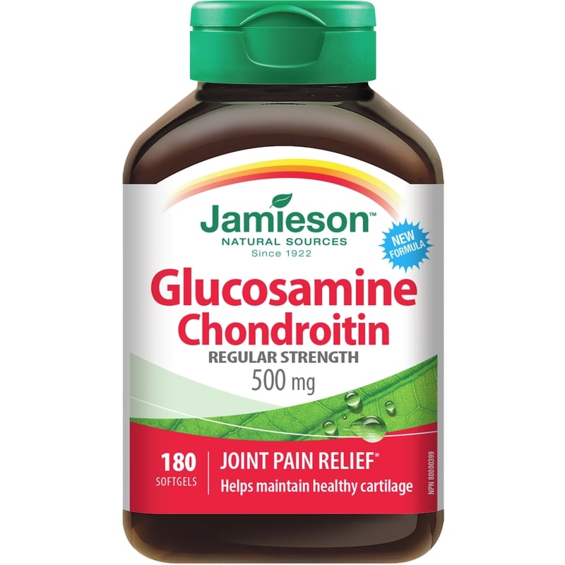 Glucosamine Chondroitin 500 mg, 180 Count