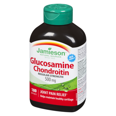 Glucosamine Chondroitin 500 mg, 180 Count