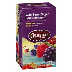 Celestial Seasonings Wild Berry Zinger Herbal Tea - 20 ea | Loblaws