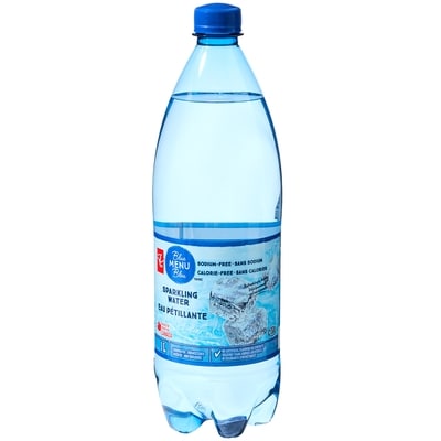 PC Blue Menu Natural Sparkling Water 1 l, $0.13/100ml
