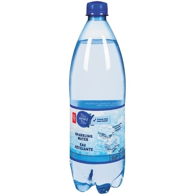 PC Menu Bleu Eau pétillante naturelle 1 l, 0,10 $/100ml