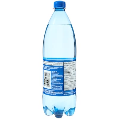 Eau pétillante, lime