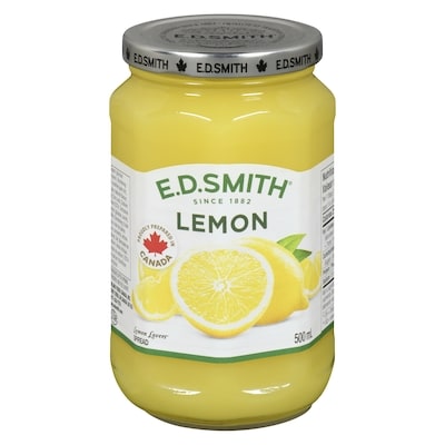 ED Smith Lemon Lovers Lemon Spread 500 ml, $1.26/100ml
