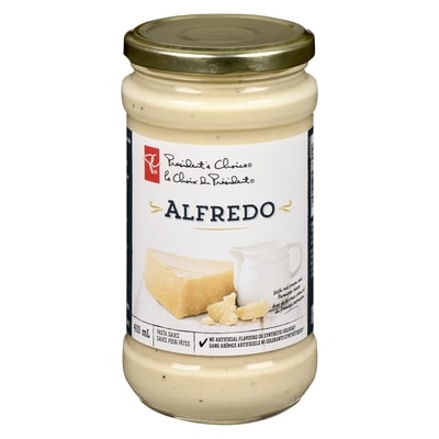 President's Choice Alfredo Pasta Sauce 410 ml, $0.79/100ml