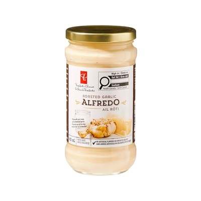 le Choix du Président Sauce pour pâtes Alfredo à l’ail rôti 410 ml, 0,79 $/100ml