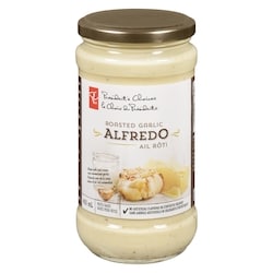 le Choix du Président Sauce pour pâtes alfredo à l’ail rôti 410 ml, 0,79 $/100ml