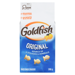 Pepperidge Farm Goldfish  Original 200 g, $1.50/100g