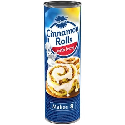 Pillsbury Cinnamon Rolls with Icing, Ready to Bake 8 ct 351 g, $1.28/100g