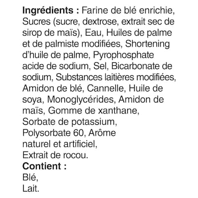 Brioches à la Cannelle avec glaçage, prêts à cuire 8 unités