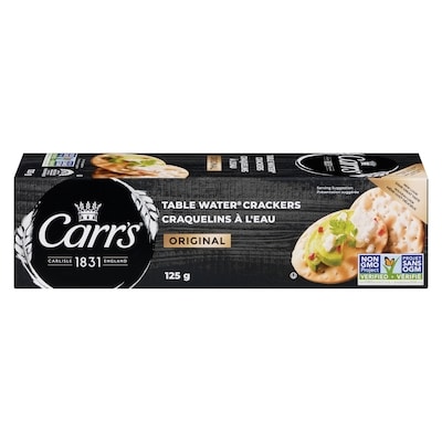 Carr’s Craquelins Table Water 125 g, 3,59 $/100g