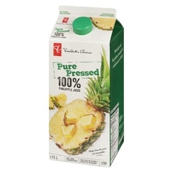 President's Choice Pure Pressed Pineapple Juice l