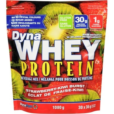 Dynawhey Powder, Strawberry Kiwi     1080 g, $3.24/100g