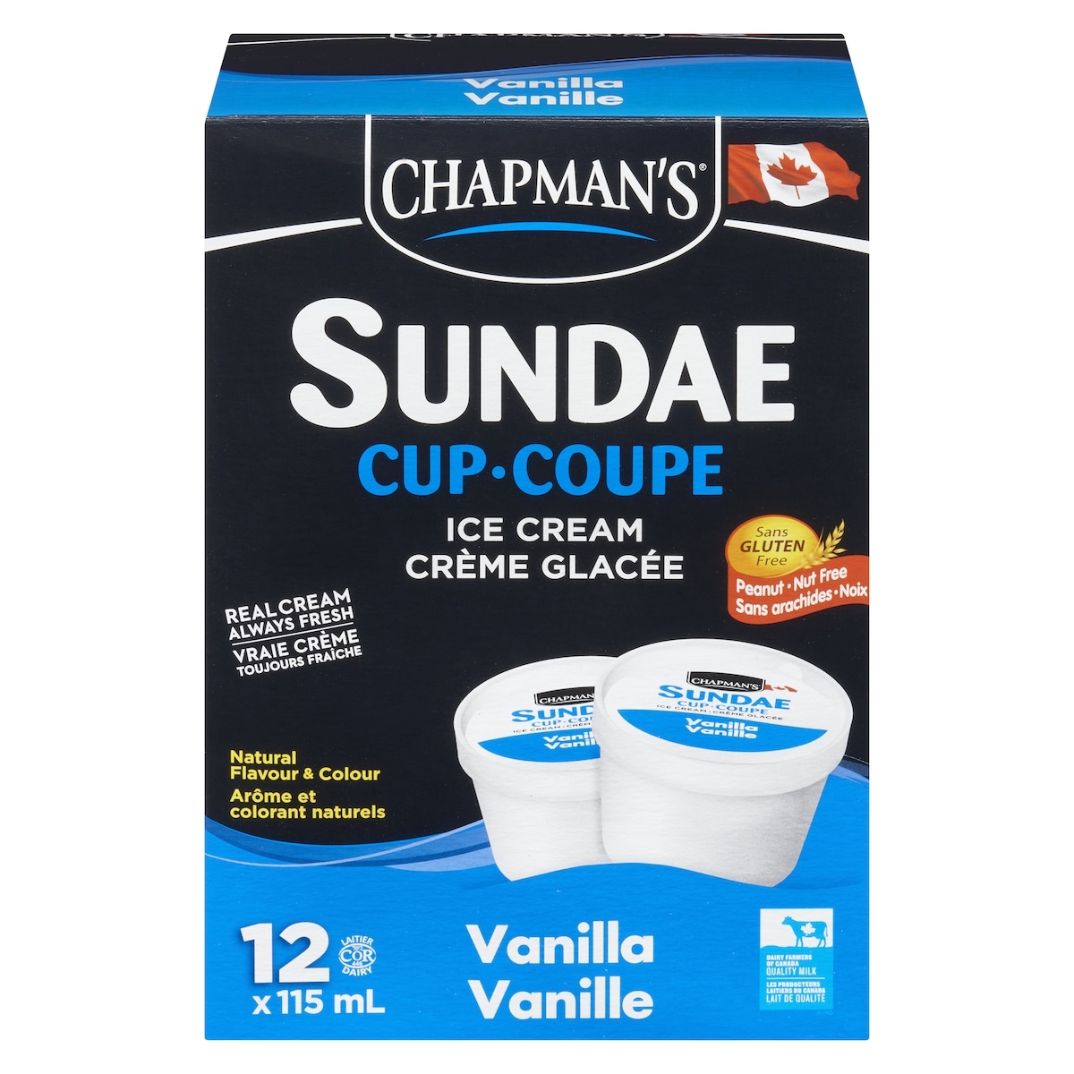 Chapmans Strawberry Ice Cream Sundae Cup