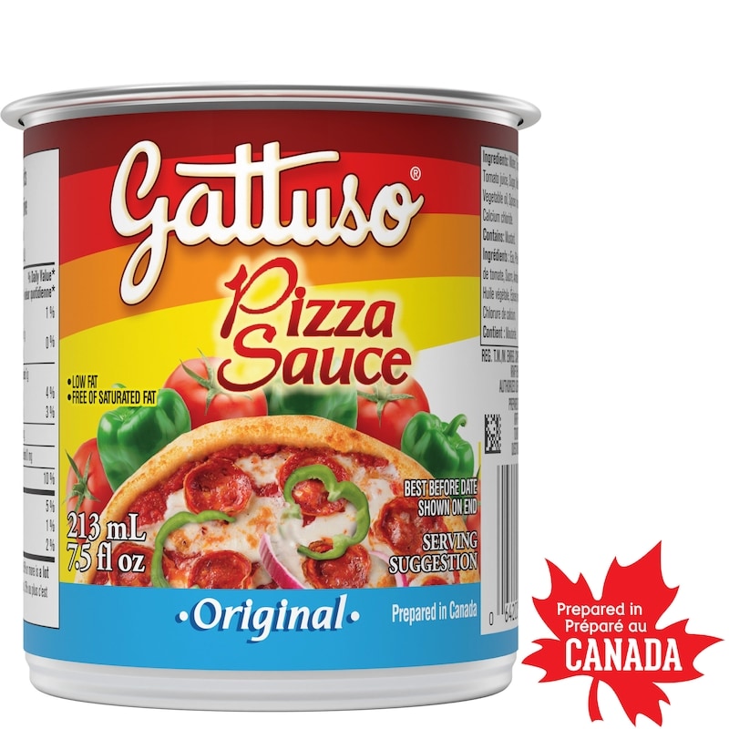 Gattuso Regular Pizza Sauce - 213 ml | Dominion Stores of Newfoundland