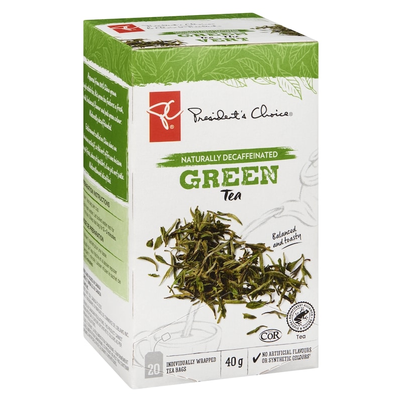 Naturally Decaffeinated Green Tea
