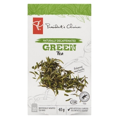 Naturally Decaffeinated Green Tea