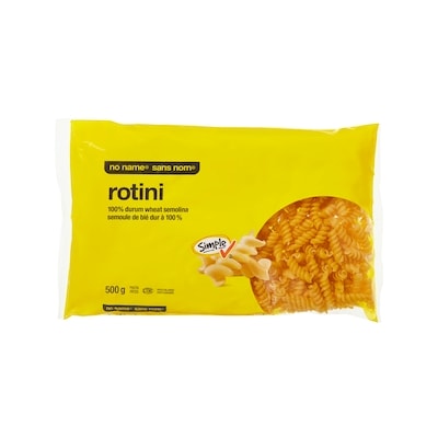 No Name Rotini Pasta 500 g, $0.26/100g