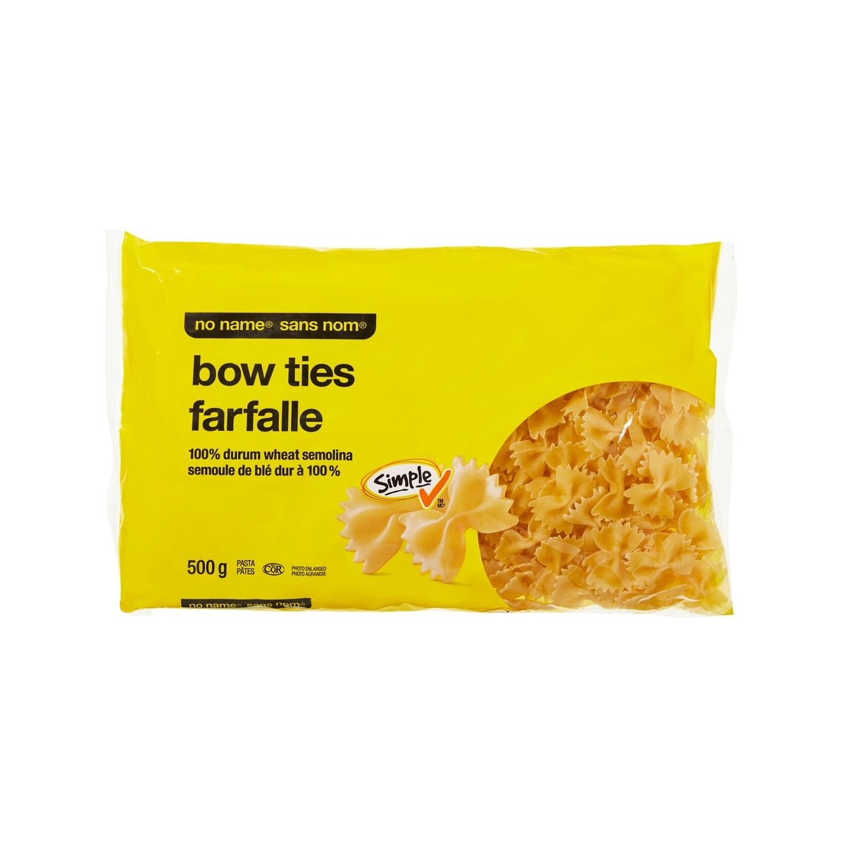 No Name Bow Ties Pasta