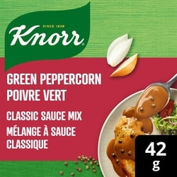 Knorr Mélange à Sauce Classique sauce parfaite Poivre Vert 42 g, 2,98 $/100g