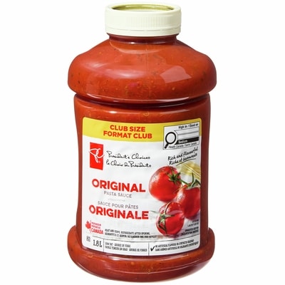 le Choix du Président Sauce pour pâtes originale 1.8 l, 0,56 $/100ml