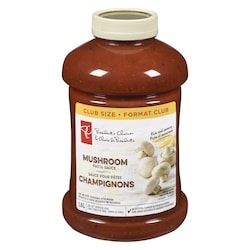 President's Choice Mushroom Pasta Sauce 1.8 l, $0.47/100ml