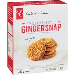 President's Choice English-Style Gingersnap Cookies - 350 g | No