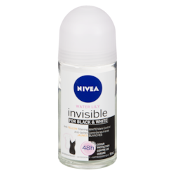 Nivea Antisudorifique Invisible for Black & White 50 ml, 9,98 $/100ml