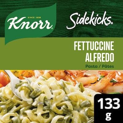 Knorr Sidekicks Plat d'Accompagnement de Pâtes Fettuccine Alfredo 133 g, 2,25 $/100g