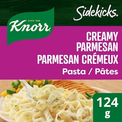 Knorr Sidekicks Plat d'Accompagnement de Pâtes Parmesan Crémeux 124 g, 2,41 $/100g