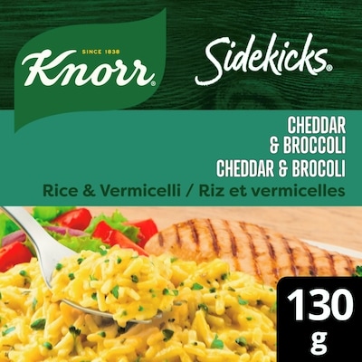 Knorr Plat d'Accompagnement de Riz Cheddar & Brocoli s 130 g, 1,53 $/100g