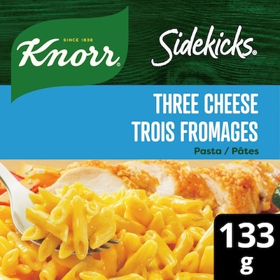 Knorr Plat d'Accompagnement de Pâtes Trois Fromages  133 g, 2,25 $/100g