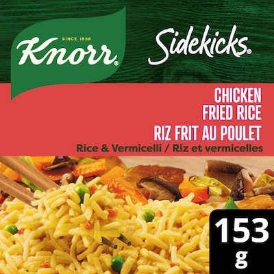 Knorr Sidekicks Riz et Vermicelles Riz Frit au Poulet 153 g, 1,30 $/100g
