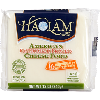 Haolam Kosher Sliced Cheese, White 340 g, $4.56/100g